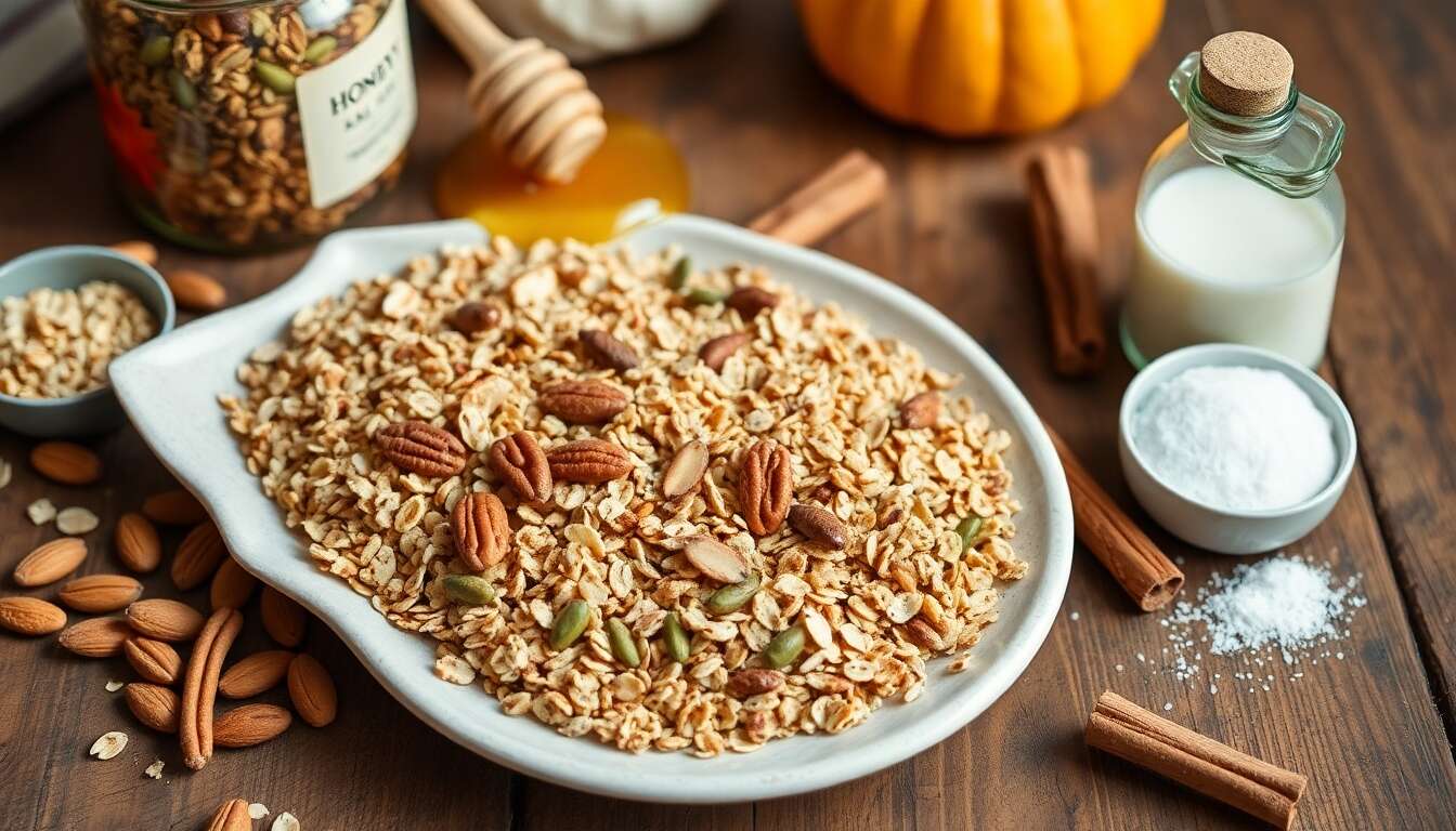 Recette de Granola Maison : facile et Sain
