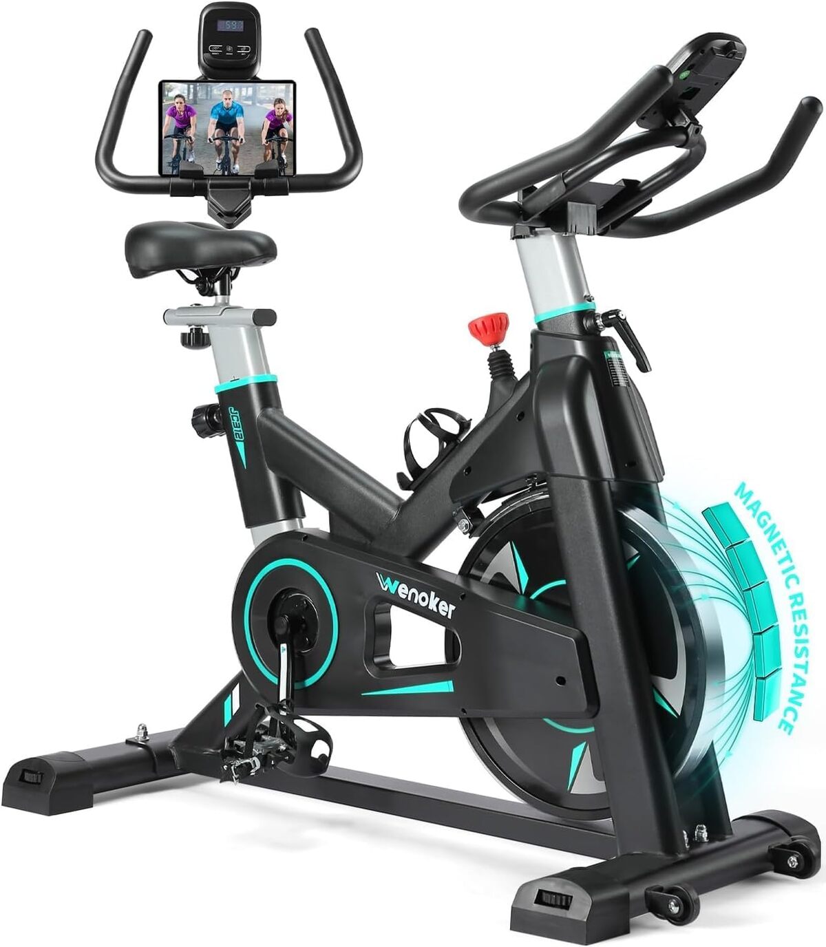 Test du vélo d'appartement Wenoker : résistance magnétique et écran LCD amélioré