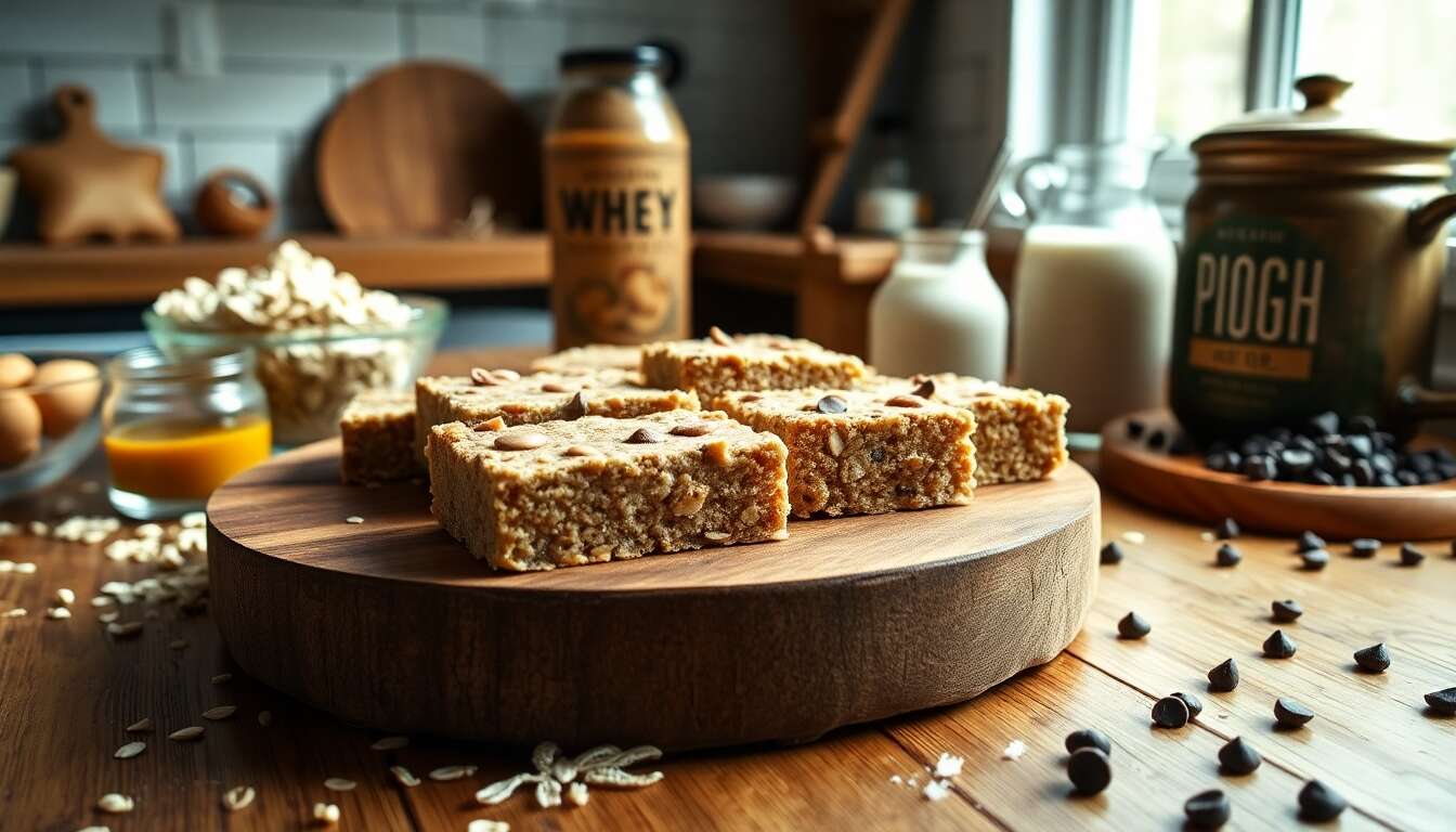 Recettes de barres hyperprotéinées maison