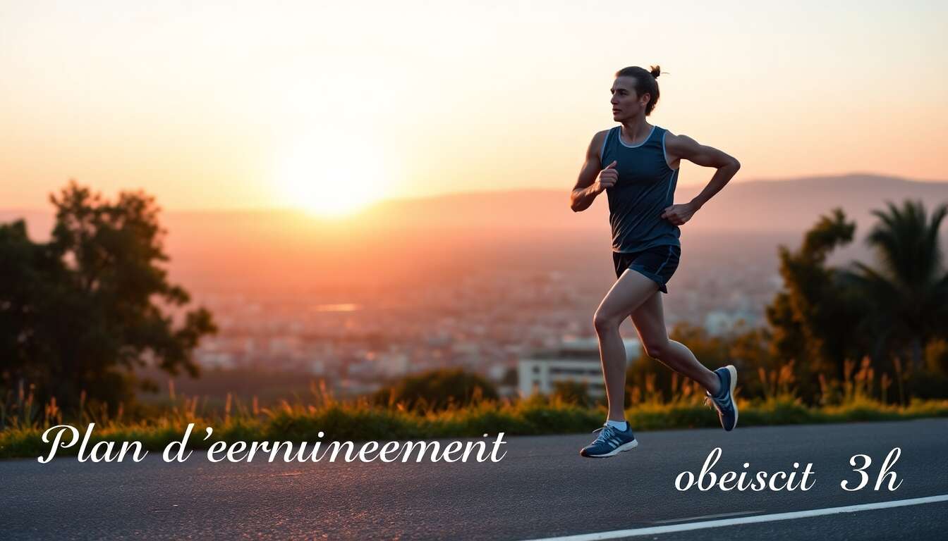 Plan d'entraînement marathon : objectif 3h