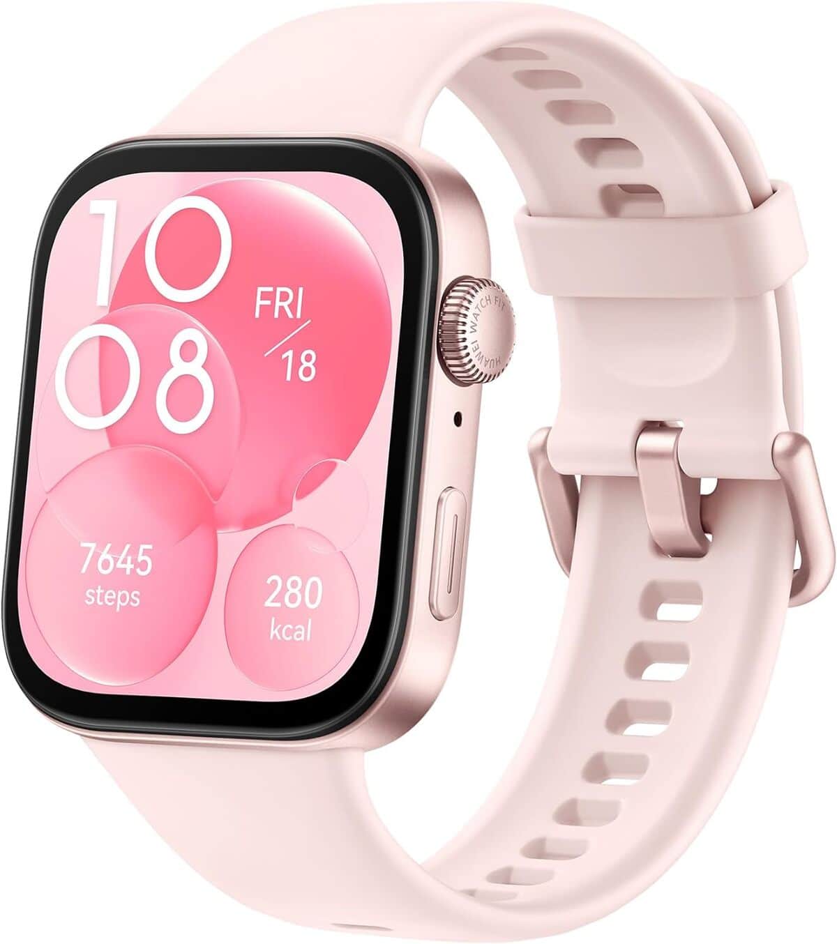 Test de la Huawei Watch Fit 3 : élégance et performance en rose nébuleux