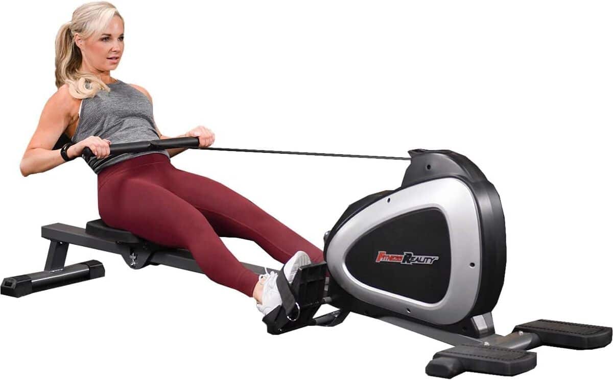 Test du rameur magnétique Fitness Reality 1000 Plus : connectivité Bluetooth et entraînement complet