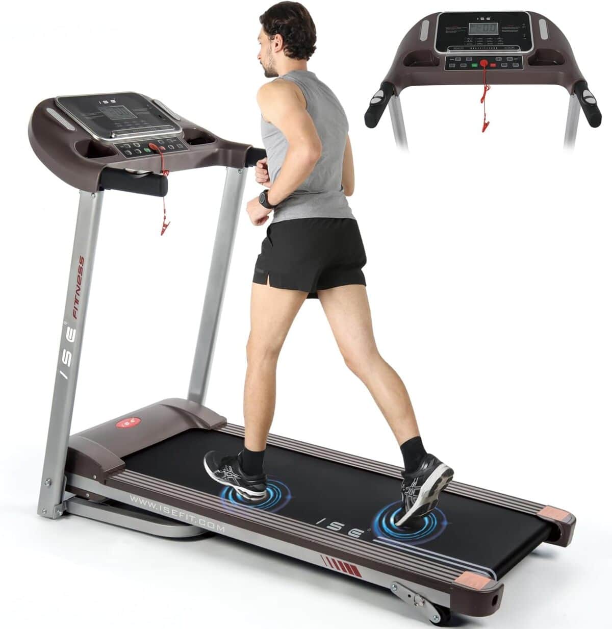 Test du tapis de course ISE pliable 2HP