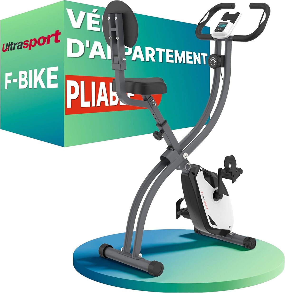 Test : vélo d'appartement pliable Ultrasport F-Bike 200B