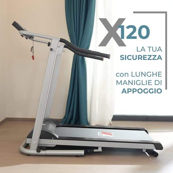 YM Tap X120 Bear, Tapis Roulant Oversize - Support Maximum 180 kg - Idéal pour rééducation, pour Les Personnes en Suède, pour Les Personnes âgées - Poignées Profondes de Soutien assuré