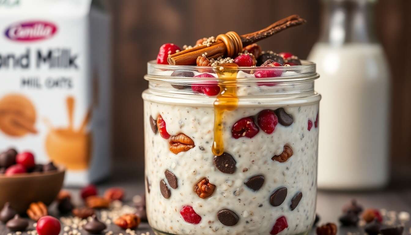 Recette d'Overnight Oats : petit-Déjeuner Sain et Équilibré