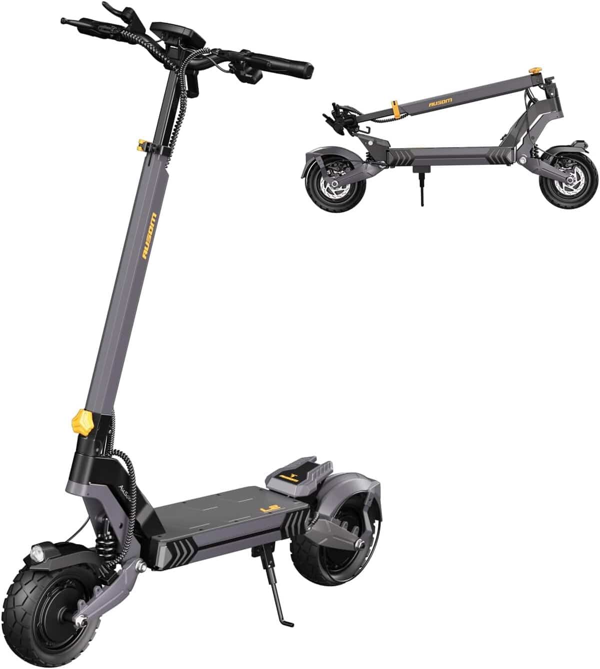 Test : ausom L2, la trottinette électrique tout-terrain double moteur