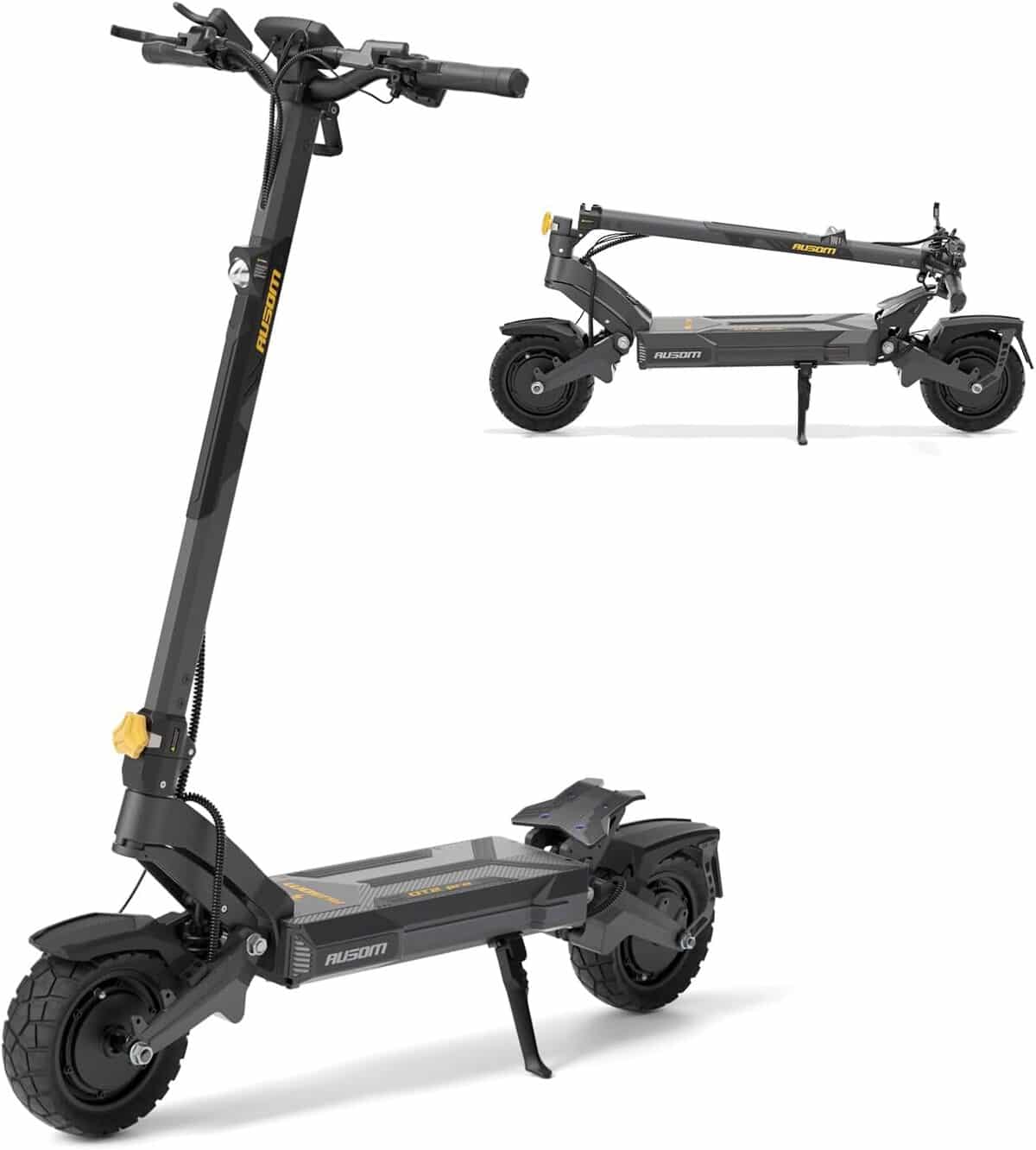 Test de la trottinette électrique Ausom DT2 Pro : puissance et autonomie tout-terrain