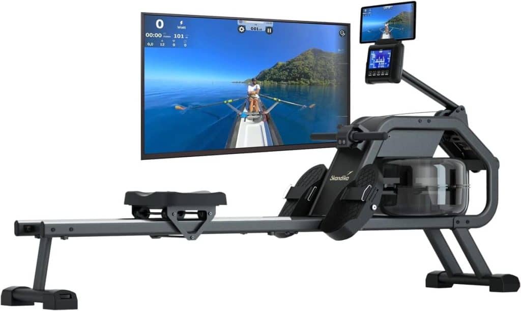 Test du rameur Skandika Nemo II Hybrid : performance hybride et rangement pratique