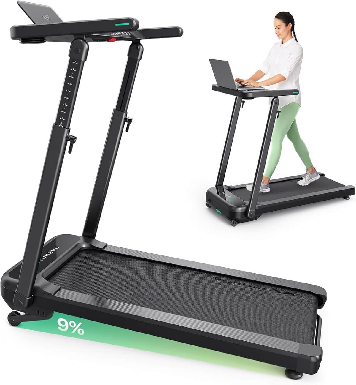 Test du tapis de course professionnel UREVO pliable et connecté