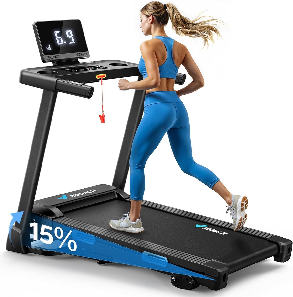 Test du tapis de marche pliable Merach 2.5HP