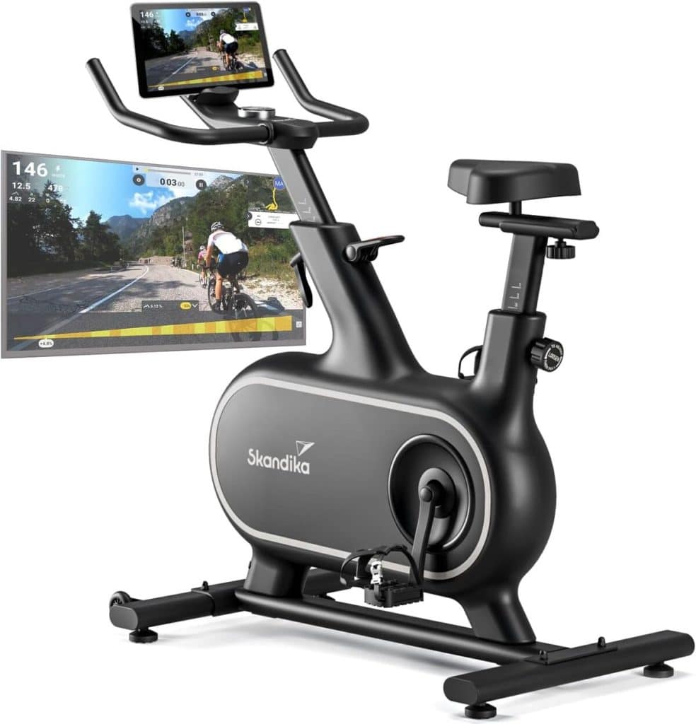 Test : vélo d'appartement connecté Skandika Cykling P12-H