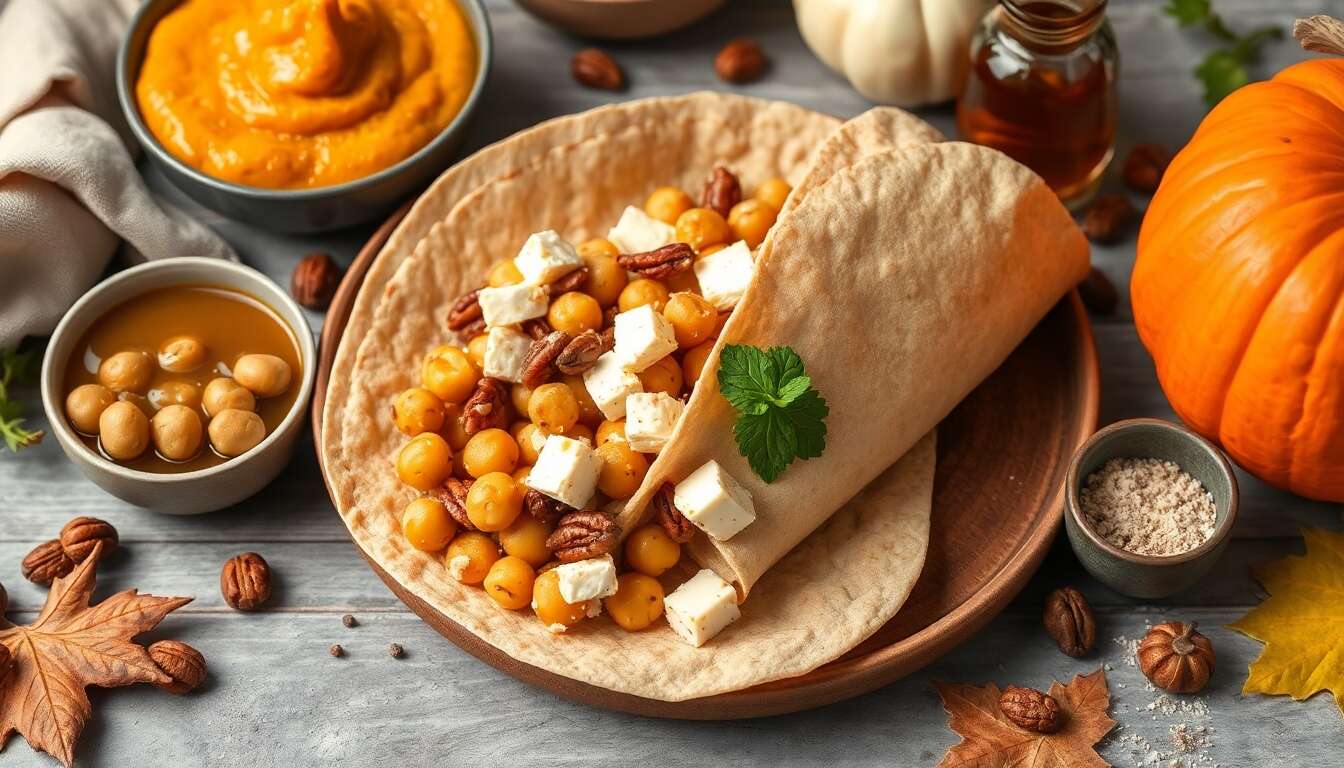 Recette de wraps au potimarron : saveurs d'automne