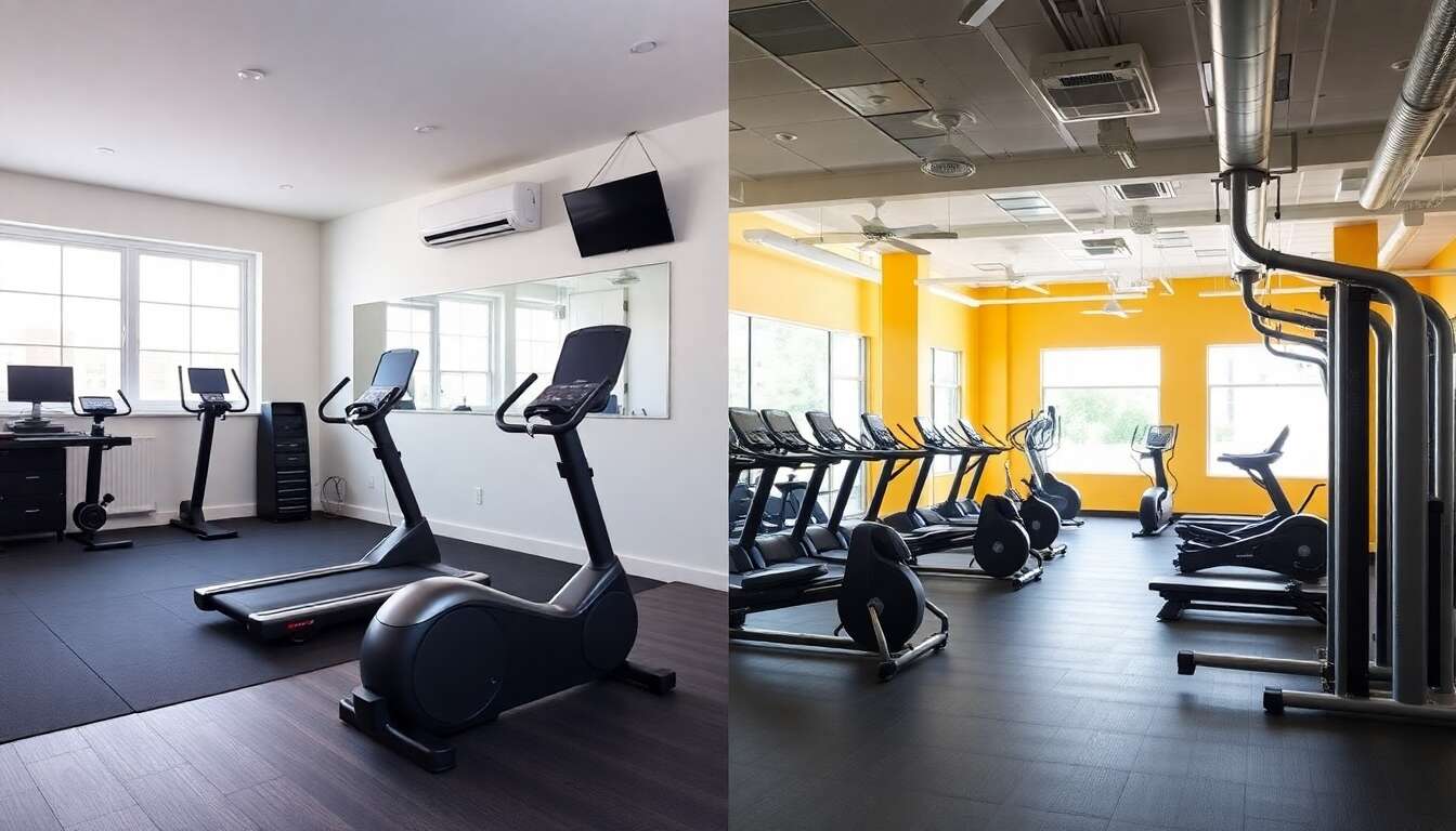 Sport à la maison ou en salle : lequel choisir ?