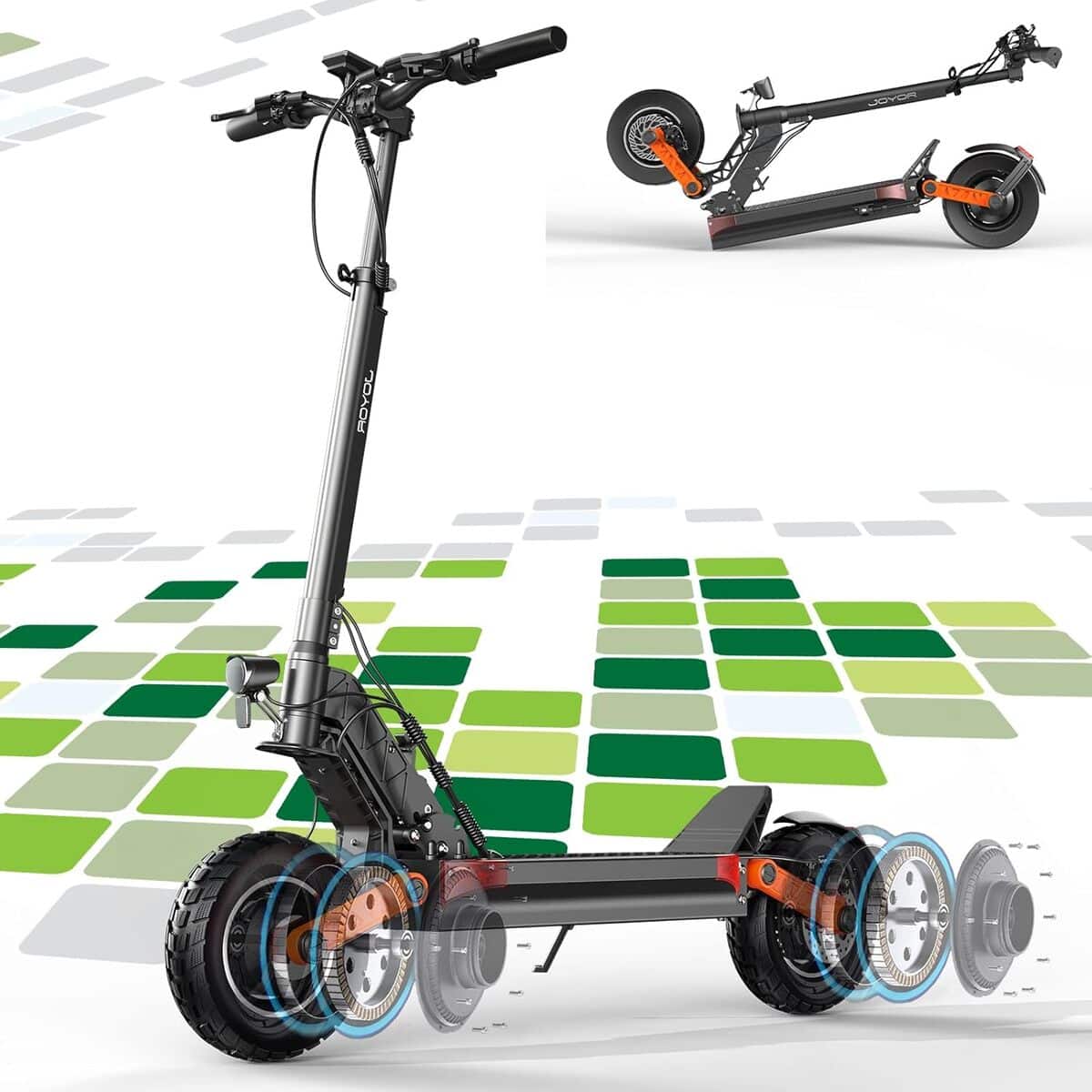 Test de la trottinette électrique Joyor S8S : puissance et autonomie au rendez-vous