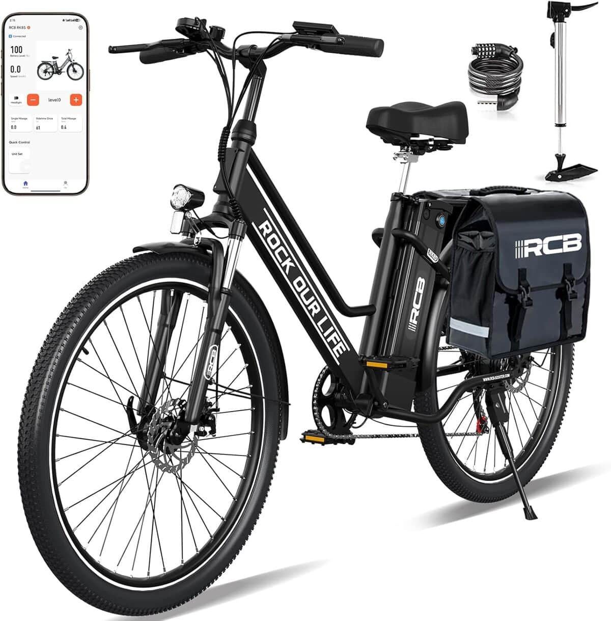 Test du vélo électrique RCB : autonomie de 90 km et puissance de 250W