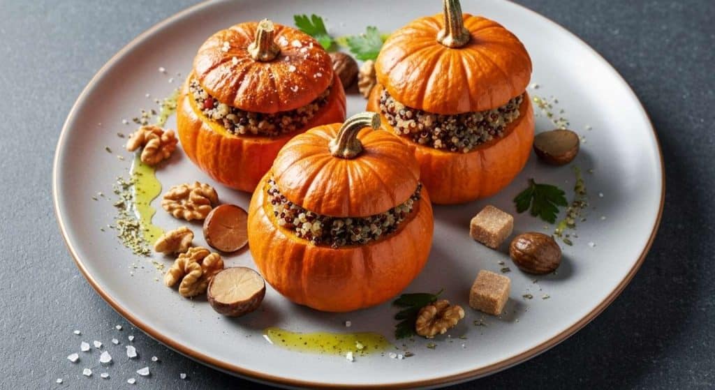 Recette : mini Citrouilles Farcies Délicieuses