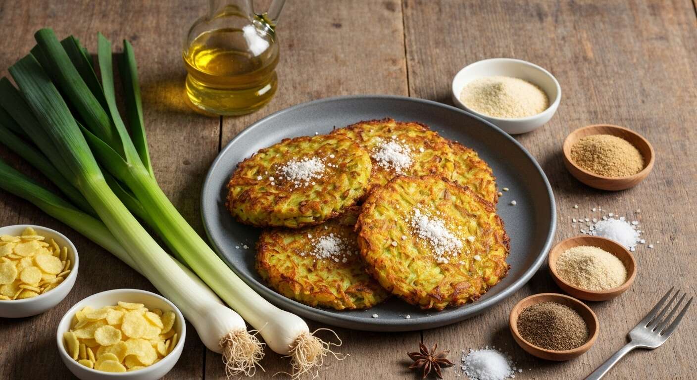 Rösti au poireau : recette savoureuse et facile