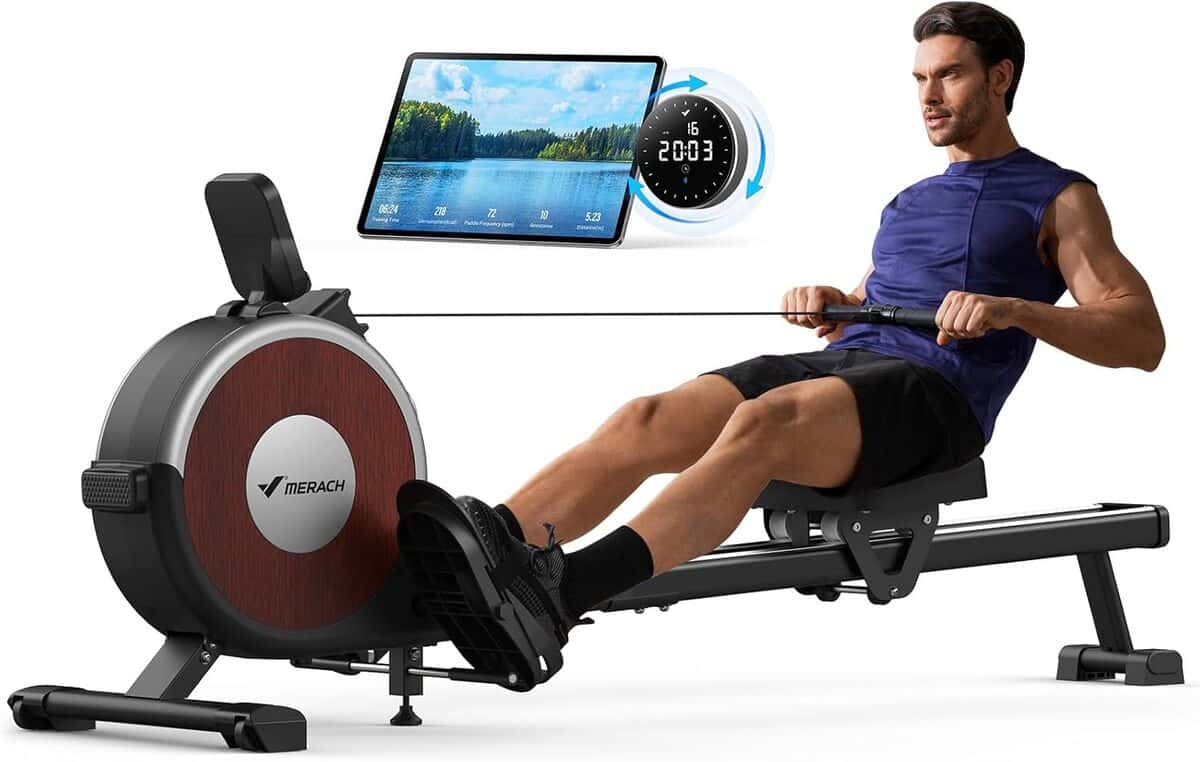 Test du rameur Merach : performance silencieuse et stable
