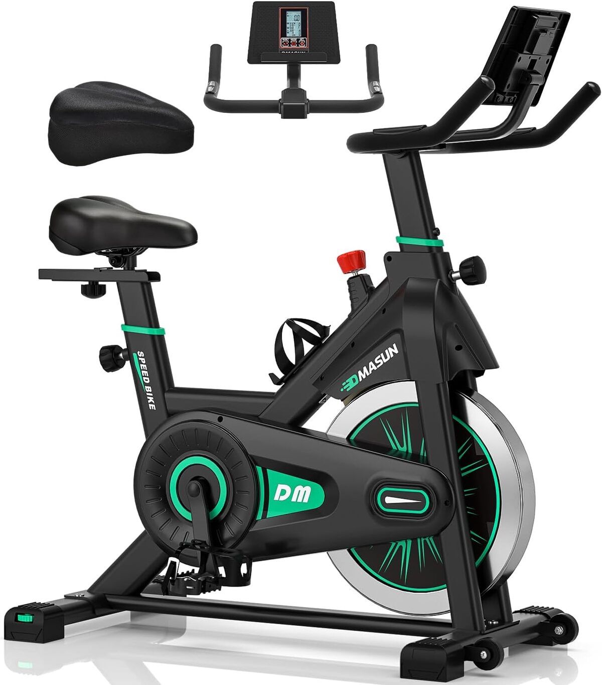 Test du vélo d'appartement DMASUN Pro : résistance améliorée et écran LCD
