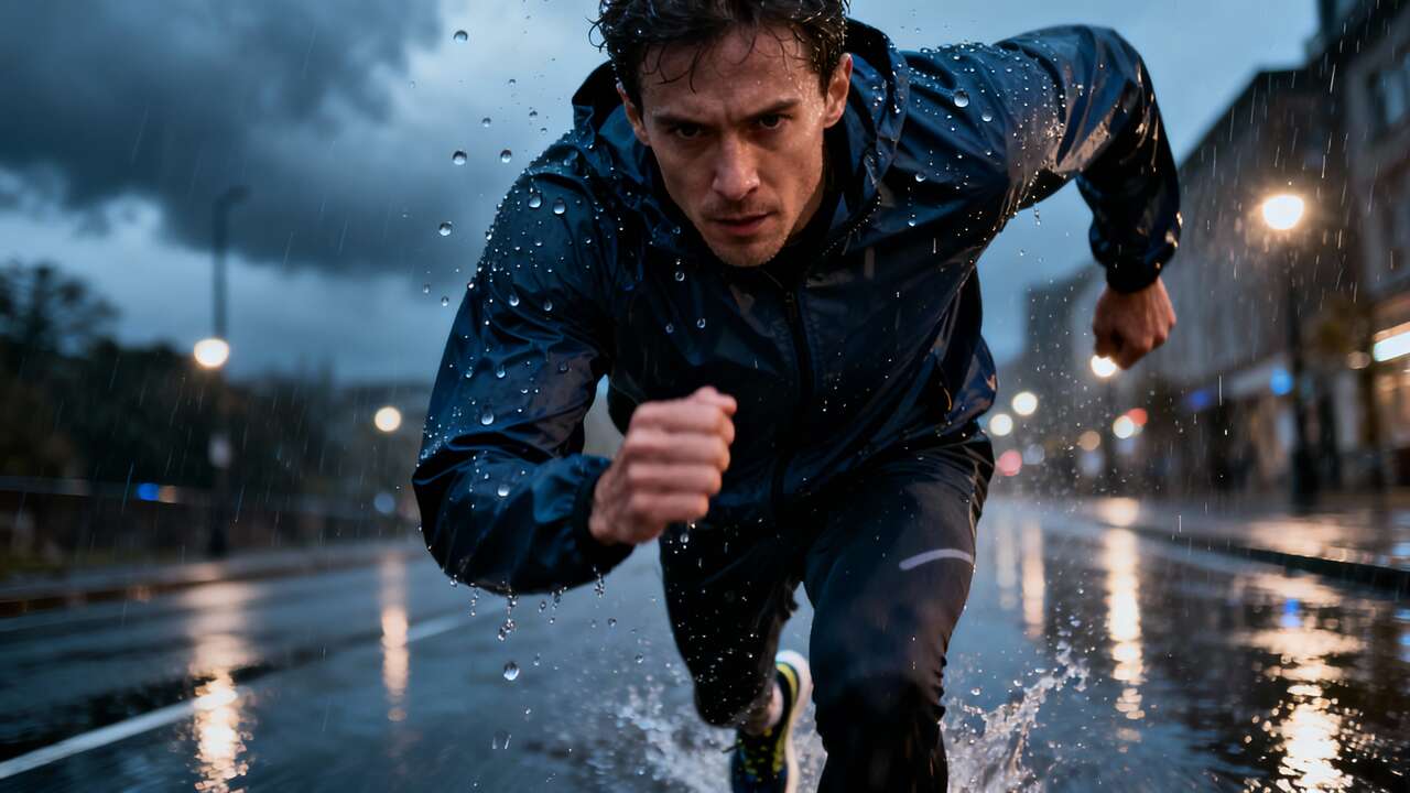 Courir sous la pluie : conseils et astuces