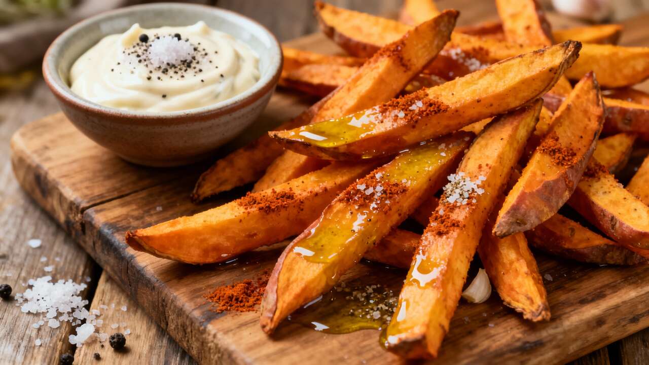 Recette de frites de patates douces : savoureuses et saines