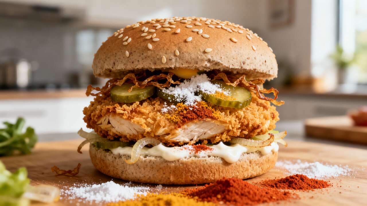 Recette de Burger Poulet Healthy : dégustez un Repas Équilibré