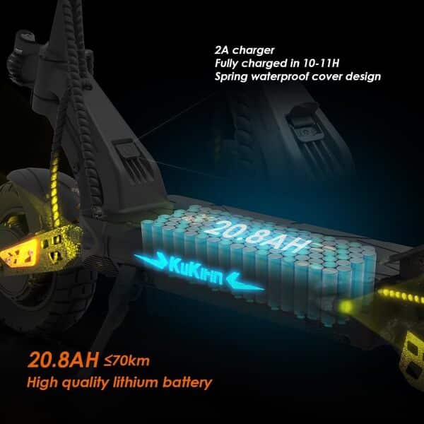 Trottinette Électrique KUKIRIN G2 Master, Moteur 2 * 1000W Batterie 52V 20.8Ah 70km,Trottinette électrique Adulte, Pneus 10 Pouces, Trotinette Electrique Adulte Tout Terrain(Version 2025)