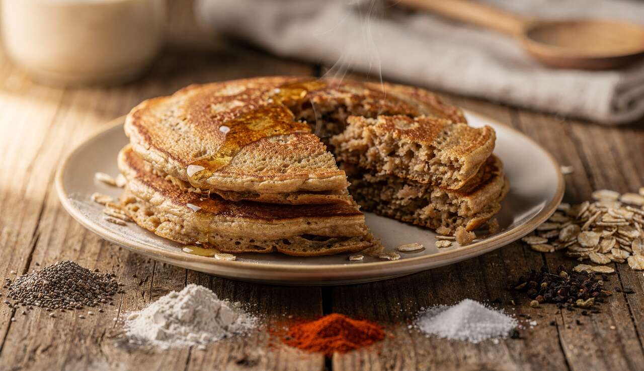 Recette de galette protéinée aux flocons d'avoine