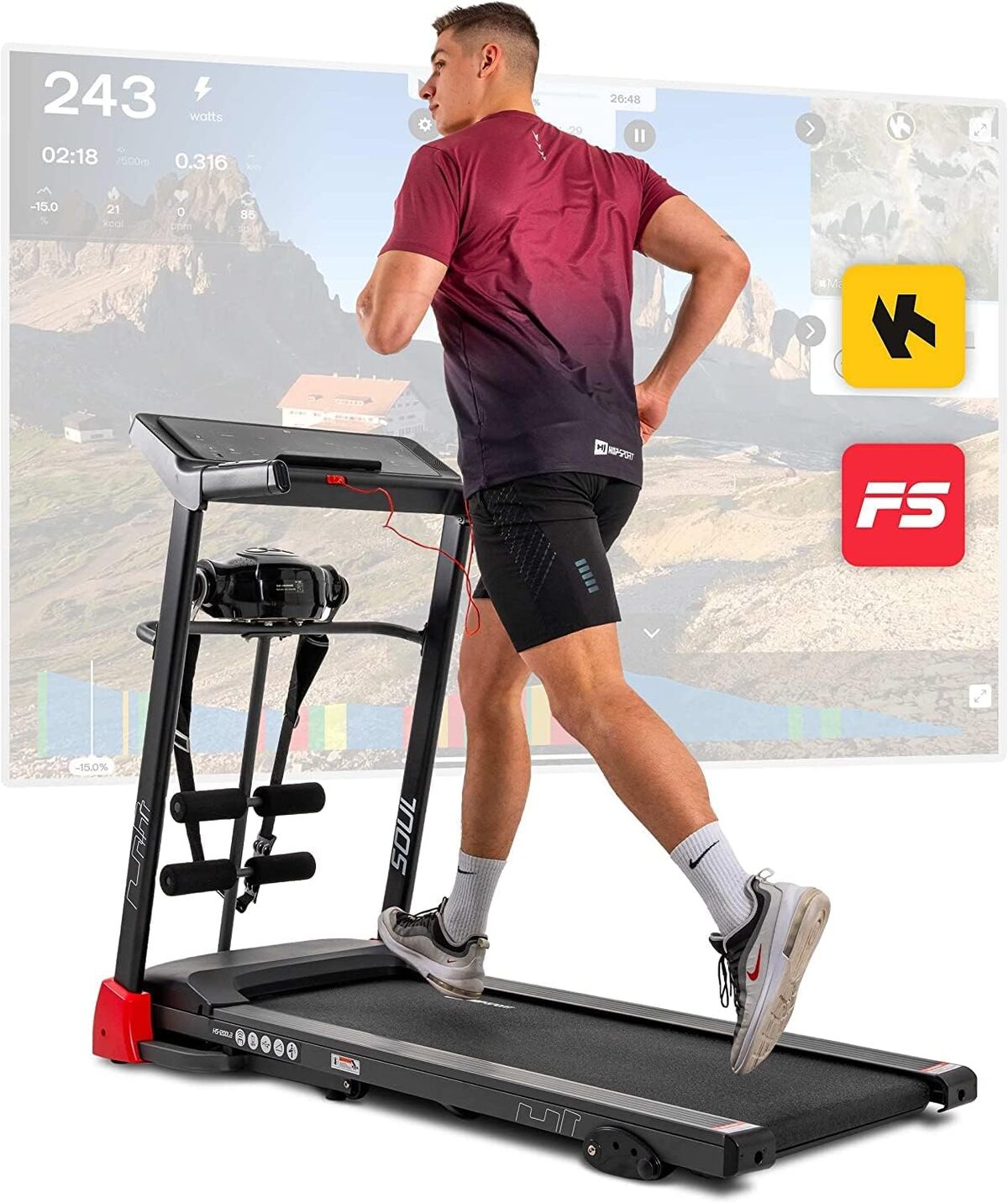 Test du tapis de course Hop-Sport HS-1200LB Soul, performant et polyvalent