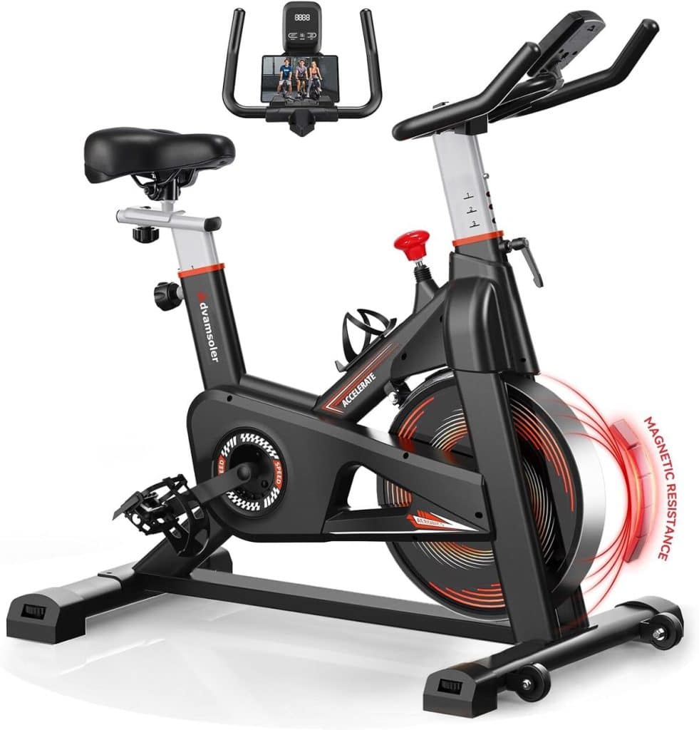 Test du vélo d'appartement Advamsoler : résistance magnétique et écran LCD