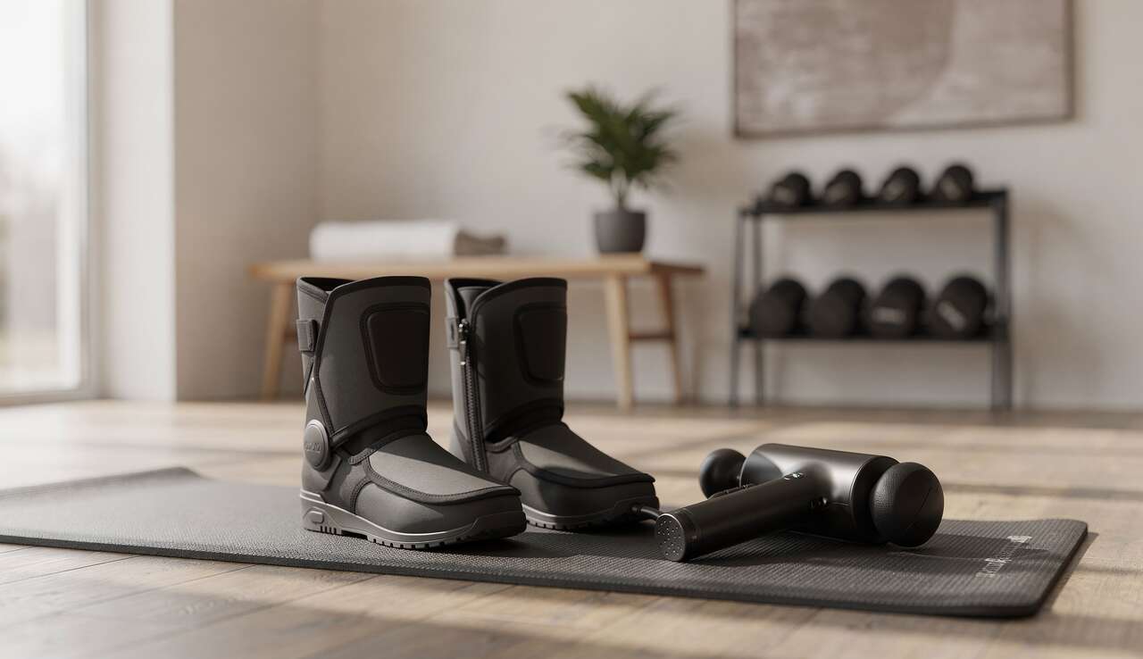 Bottes de compression et pistolets de massage : outils de récupération pour coureurs
