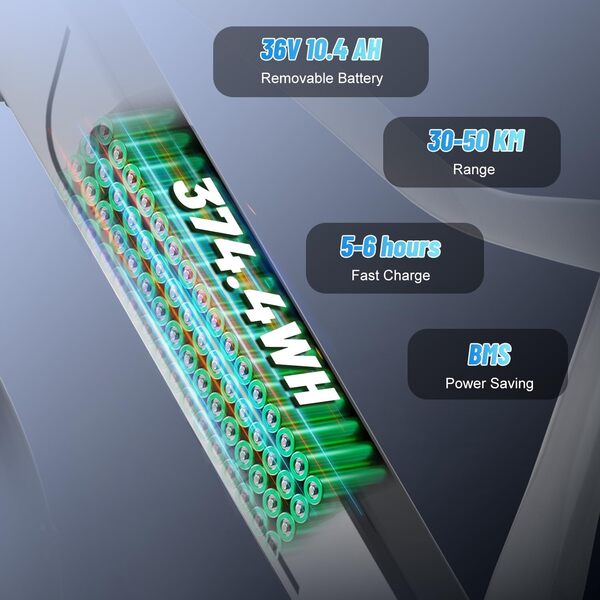 RCB Vélo électrique Adulte de 27,5 Pouces, E Bike de Montagne, 250 W, Vitesse Max 25 km/h, Démarrage NFC/APP, Autonomie de 35-90 km, Adapté aux Déplacements Quotidiens Hommes et Femmes