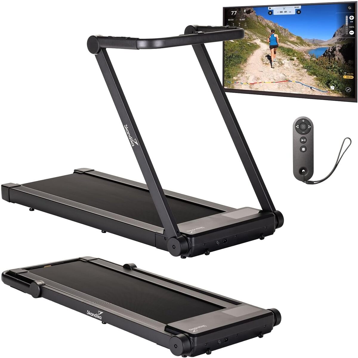 Test Skandika Nordik K12 : tapis de course pliable à domicile