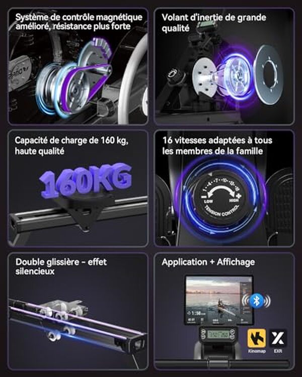 Découvrez notre test approfondi du rameur magnétique DMASUN avec 16 niveaux de résistance : évaluation, fonctionnalité et notre avis pour choisir le meilleur appareil de fitness chez vous.