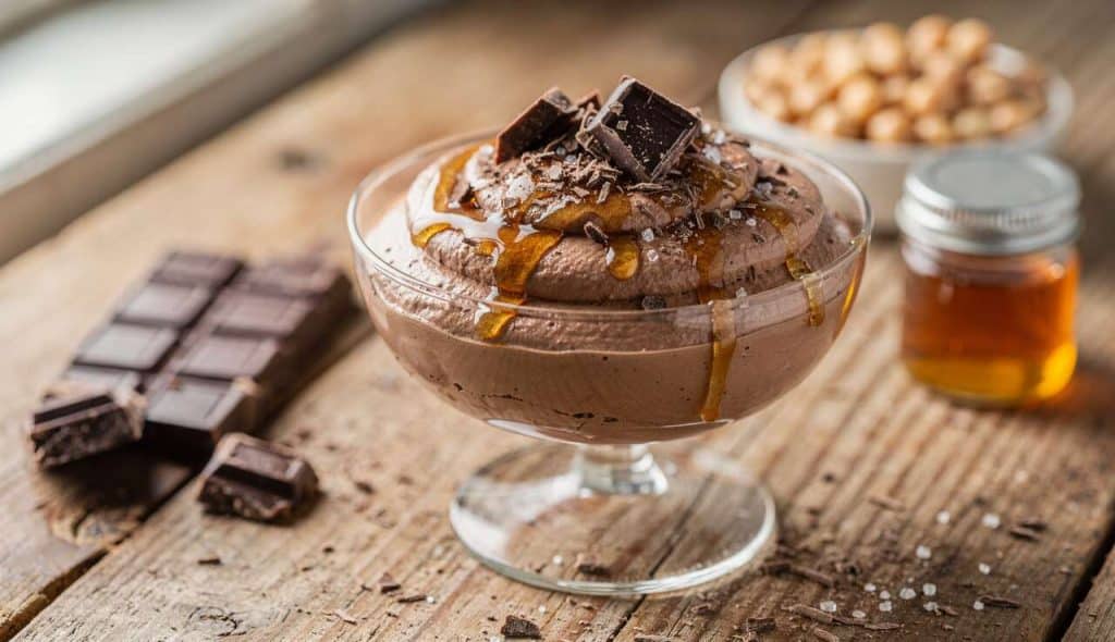 Recette : mousse au chocolat et pois chiche healthy