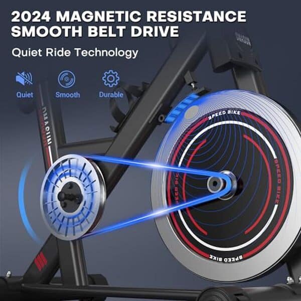 Découvrez le test complet du vélo d'appartement DMASUN 8732B avec résistance magnétique et écran LCD pour un entraînement efficace à domicile.