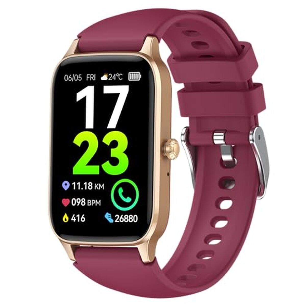 Test de la montre connectée sport 1, 57" étanche IP68