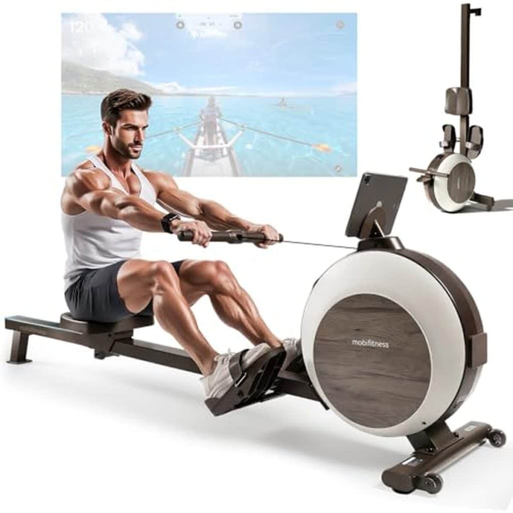 Test du rameur magnétique Mobi Fitness : performance et compatibilité innovante
