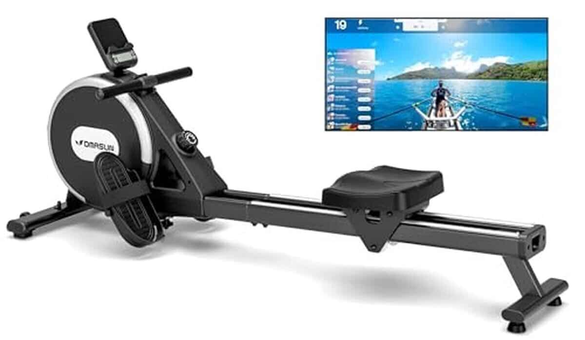 Test : rameur magnétique Dmasun 16 niveaux, double rail et compatibilité APP