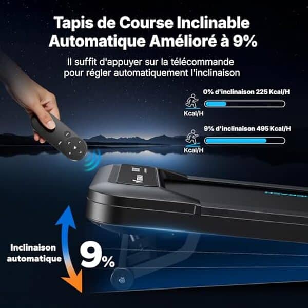 Évaluez le tapis de course inclinable merach 2.5HP : un choix idéal pour un bureau actif. Explorez ses fonctionnalités, avantages et recommandations d'utilisation pour une expérience de marche optimale au travail.