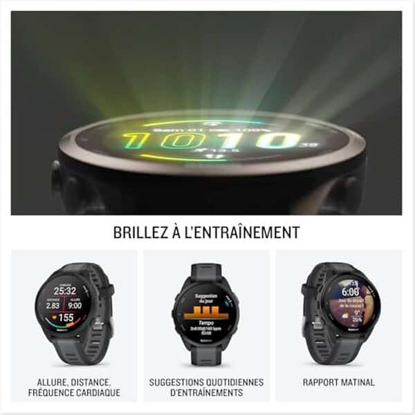 Découvrez notre test complet de la Garmin Forerunner 165, la montre GPS running dotée de la technologie AMOLED, pour des performances sportives optimisées et un suivi détaillé de vos activités.
