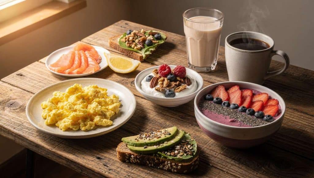 8 idées de petits déjeuners protéinés