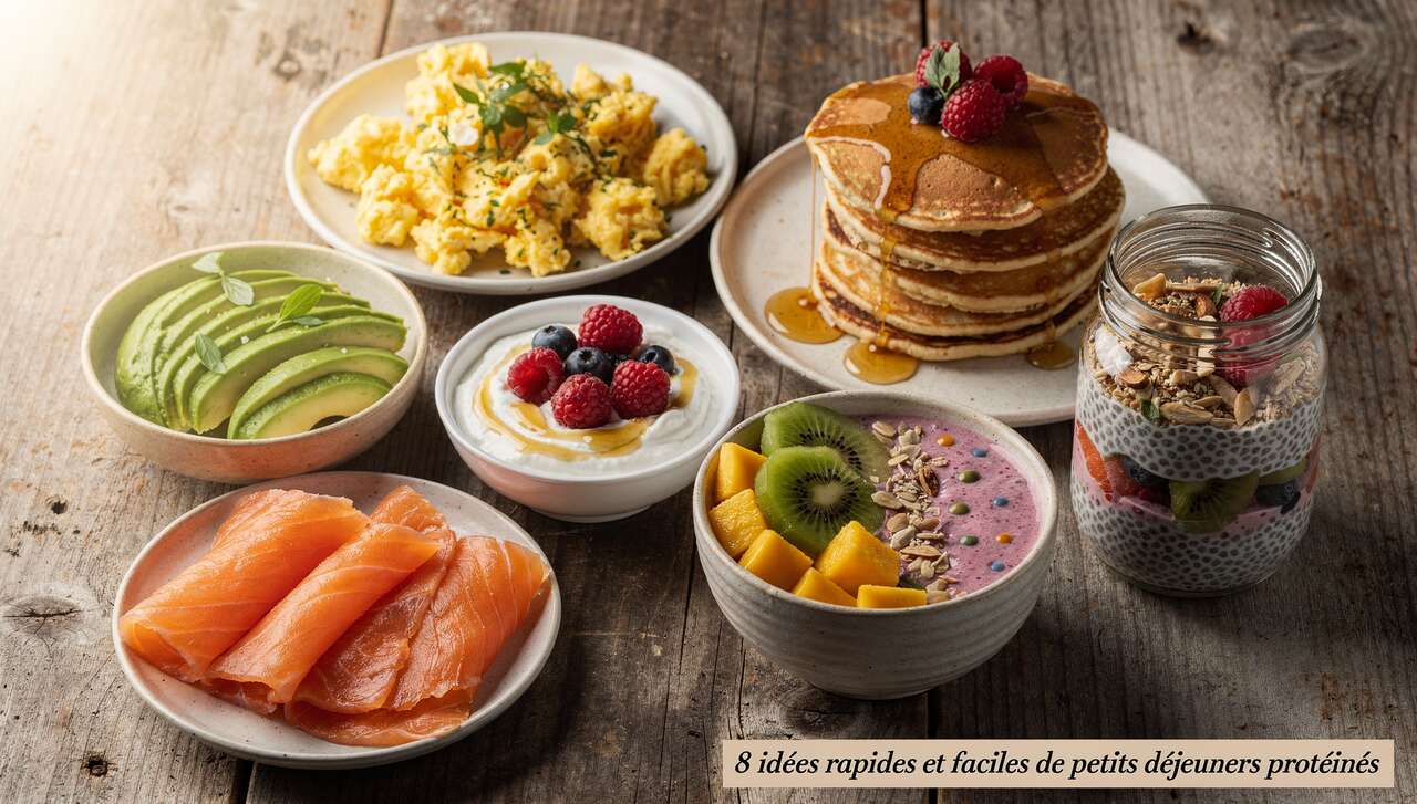 Idées rapides et faciles de petits déjeuners protéinés