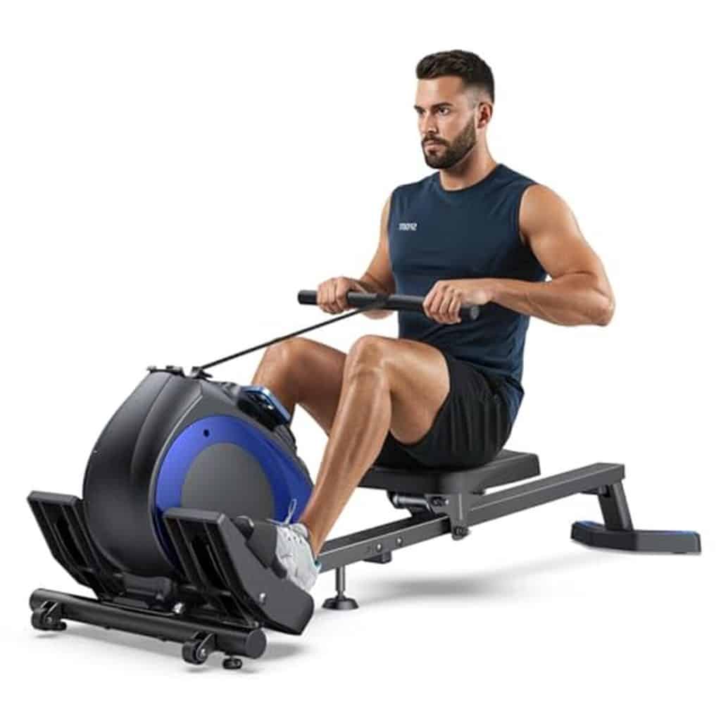Test du rameur magnétique WELLFIT : compact et silencieux