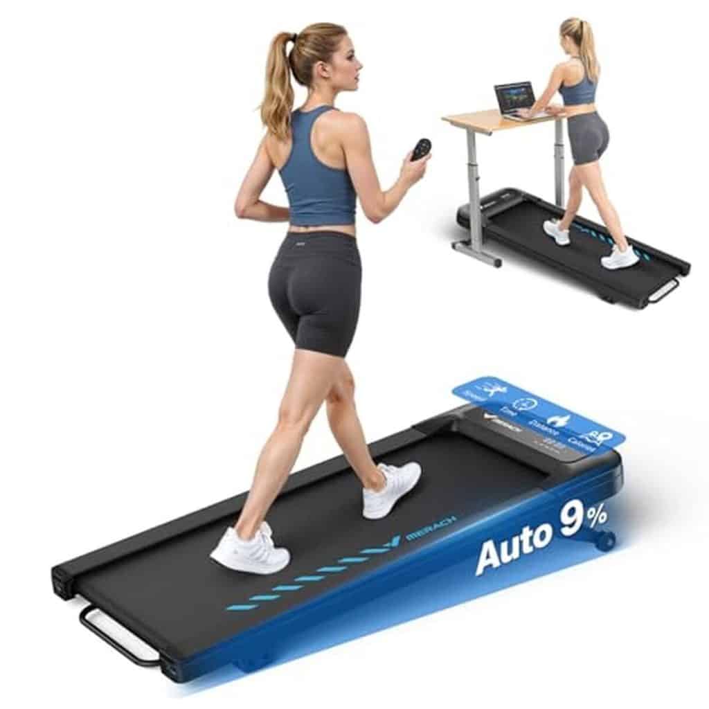 Test : merach tapis de course inclinable 2.5HP pour bureau