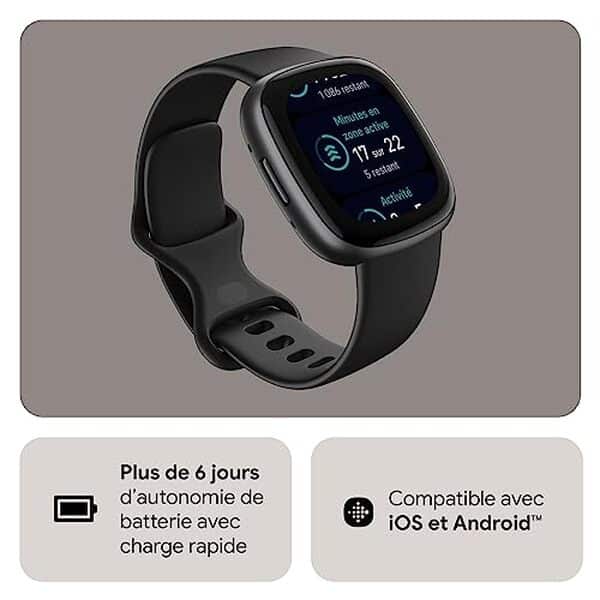 Découvrez notre avis sur la fitbit versa 4 de google : évaluation de la performance et de l'autonomie de cette montre connectée idéale pour sportifs et amateurs de technologie.