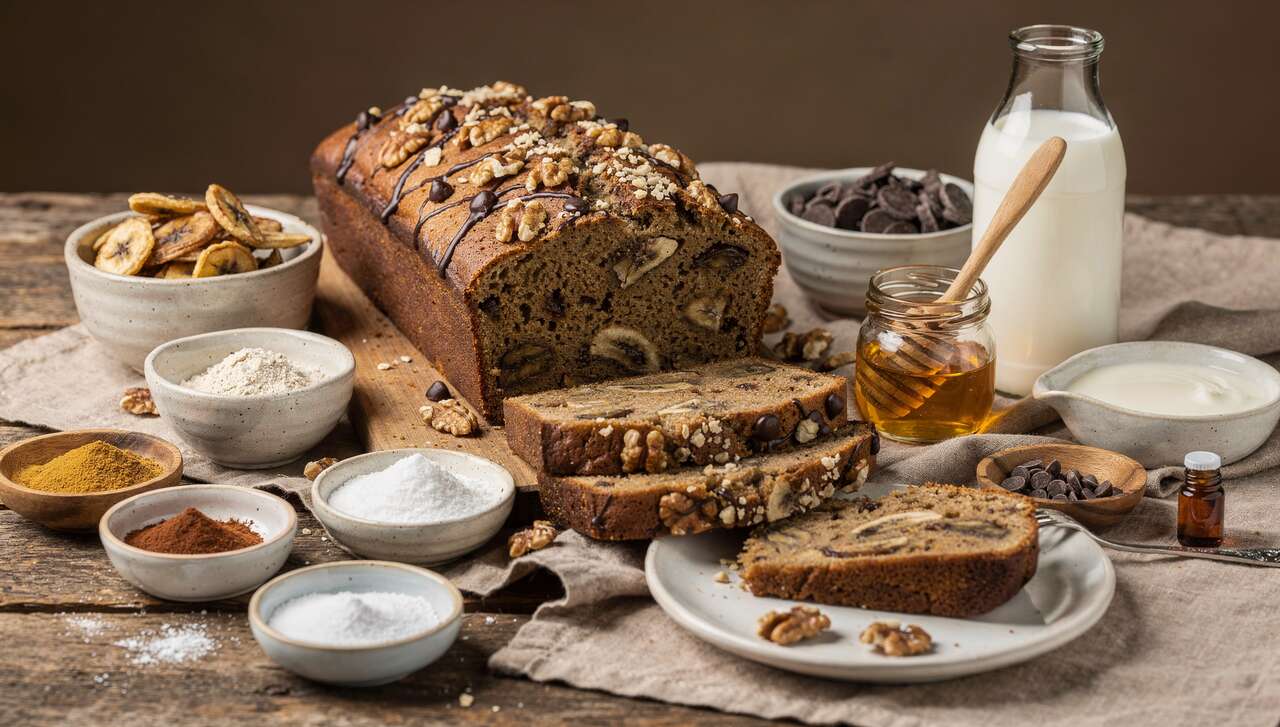 Recette facile : banana bread sain et gourmand