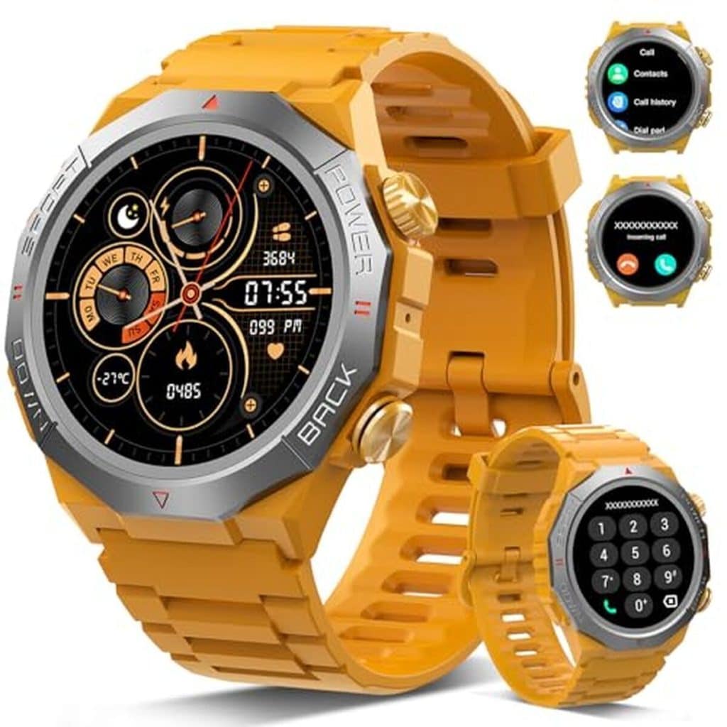 Test de la smartwatch militaire étanche Ip68 : appels Bluetooth et plus de 110 modes sportifs