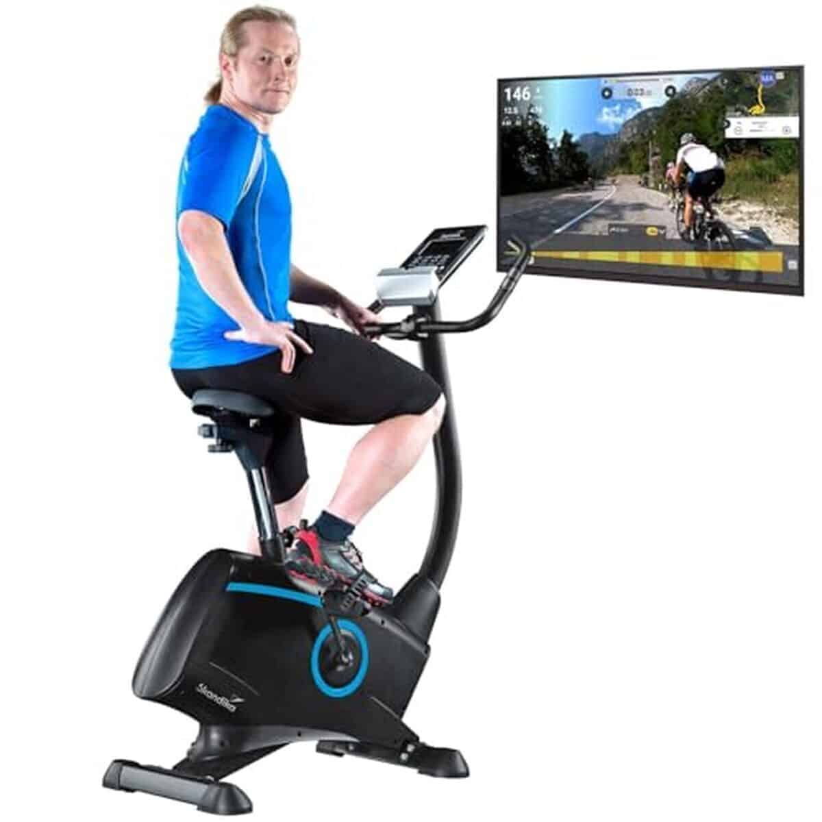 Test du vélo d'appartement Skandika Atlantis : 32 niveaux connectés